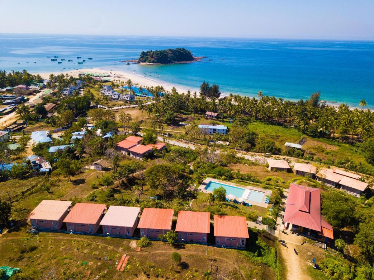 Lover View Pool Bar & Bungalows Ngwesaung Bagian luar foto